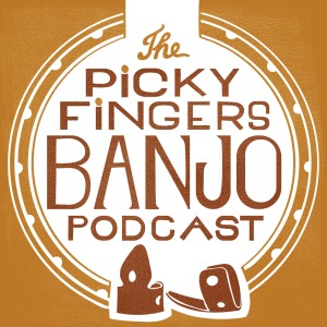 Picky Fingers Banjo Podcast Logo